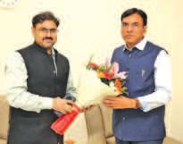 Satish Sharma Calls On Union Minister For Youth Affairs & Sports