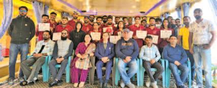 2nd Water Skiing Course Held At Dal Lake By IISM Gulmarg