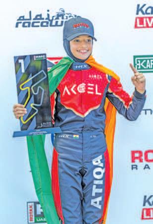 Kashmiri Racer Atiqa Mir Leads Boys To Win In RMC UAE Championship