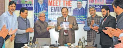 Former IGNOU VC Inspires at IUST’s ‘Meet the Eminent’ Session