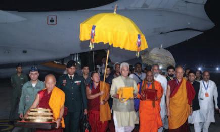 LG Returns From Russia With Buddha Relics