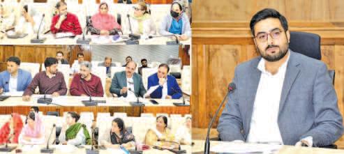 DC Srinagar Reviews Implementation Of Mission YUVA