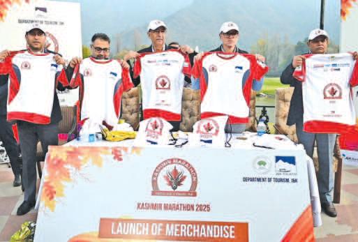 CM Omar Unveils Kashmir Marathon Merchandise, Invites Runners To Nov 2 Event