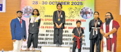 DPS Srinagar Students Shine At 31st National Thang Ta C'ship
