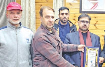 SnowShoe Delegation Meets J&K Sports Minister Satish Sharma