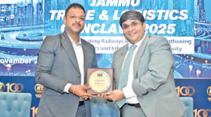 ICC Lauds Jammu Division’s SDCM for Pioneering Freight Push