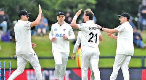 New Zealand Leads West Indies by 96 Runs