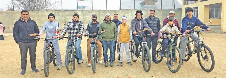 J&K Cycle Polo Teams Depart For Bihar