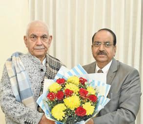 VC SKUAST-Jammu Calls on LG Manoj Sinha