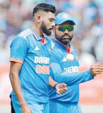 India Finalise ODI Preps as Siraj Trains with Rohit
