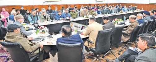 CM Omar Chairs Jammu District Review Meeting