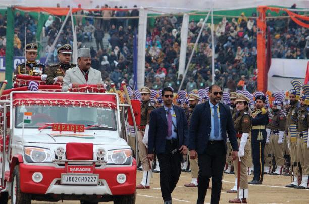Dy CM Unfurls National Flag at Bakshi Stadium