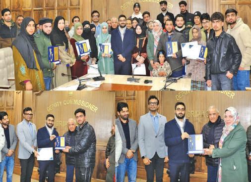 Admin Felicitates Specially-Abled Students of Abhinandan Home Solina