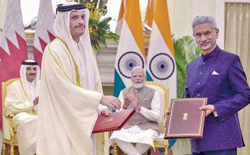 ఖతార్, భారత్ మధ్య కొత్త వాణిజ్య ఒప్పందం
