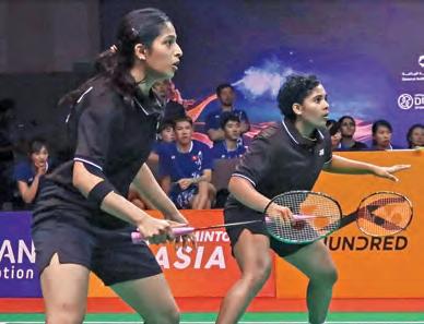 మోడీ ఇంటర్నేషనల్ ఫైనల్లోకి ట్రీసా-గాయత్రి జోడీ