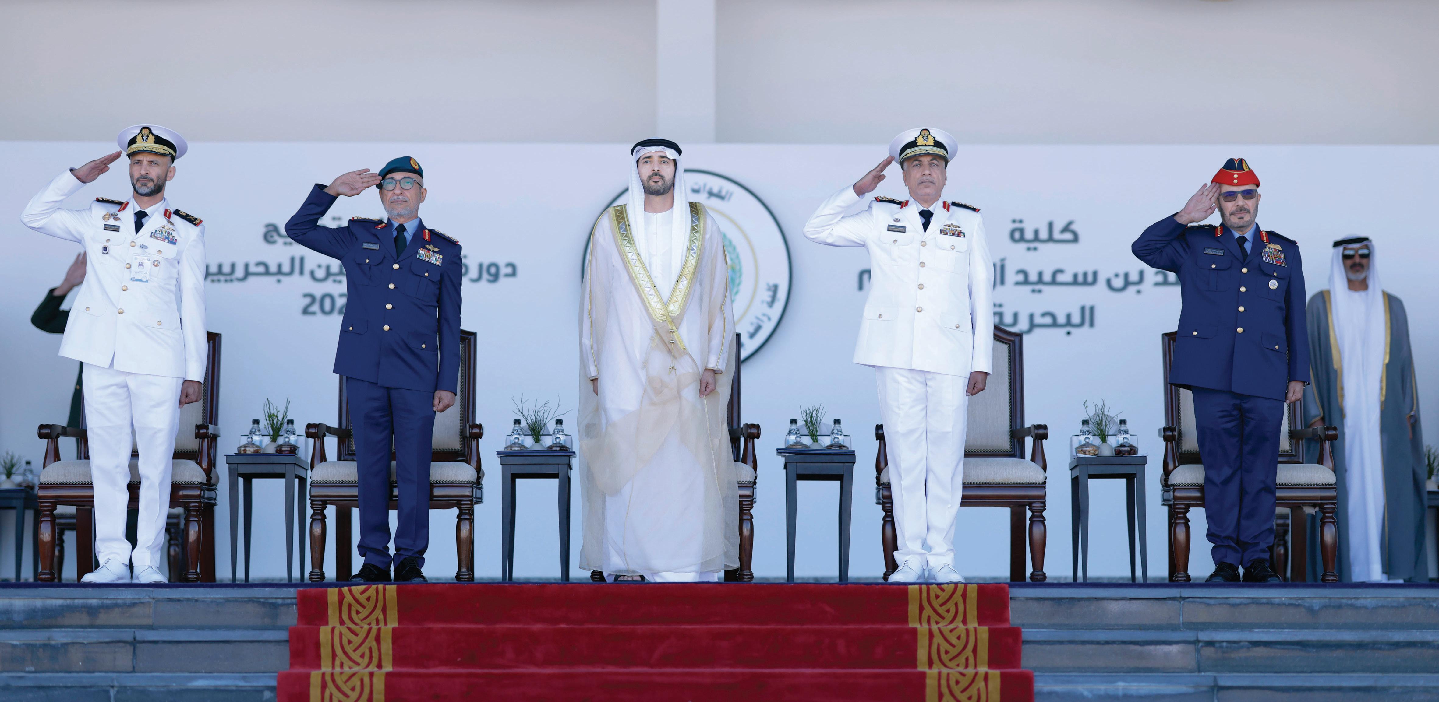 حمدان بن محمد: «كلية راشد بن سعيد البحرية» صرح شامخ يرفد الوطن بخبرات وقيادات تتحمل مسؤولياتها باقتدار