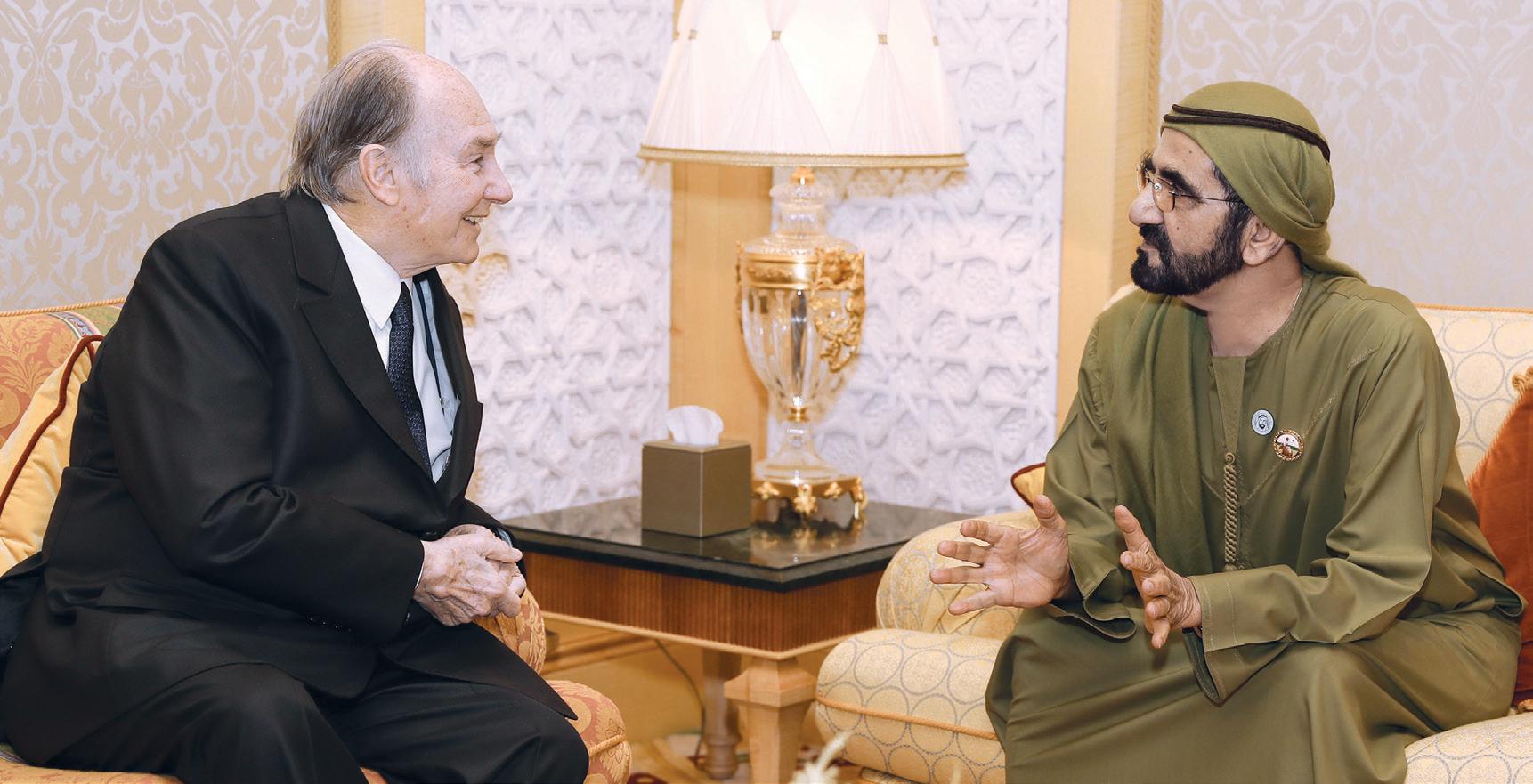 رئيس الدولة ونائباه يعزون عائلة الآغا خان زعيم الطائفة الإسماعيلية