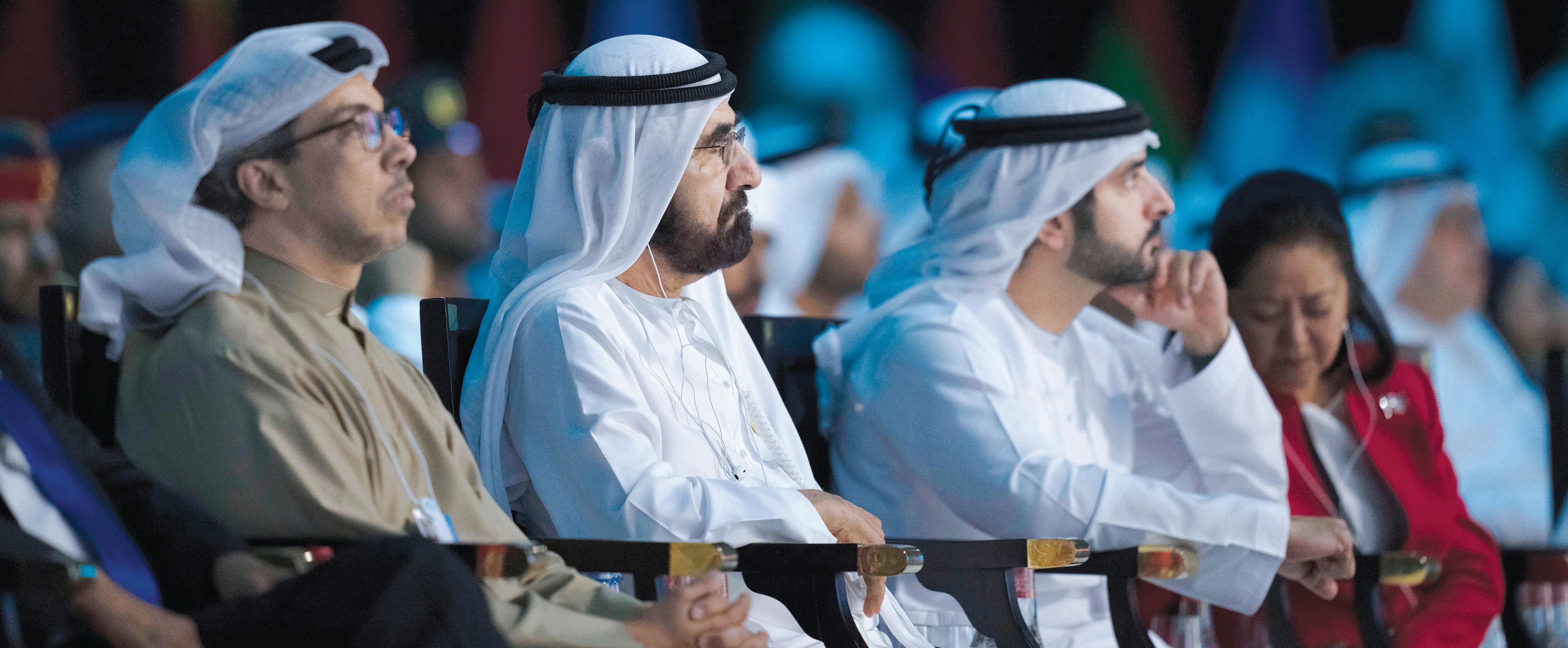 محمد بن راشد يحضر جلسة «الإنسان محور الحضارة ورائد المستقبل»