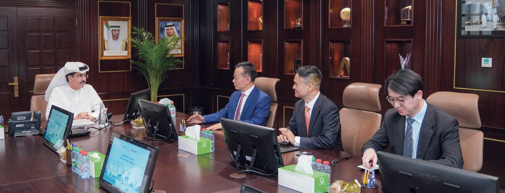 «كهرباء دبي» و«هواوي» تبحثان الشراكة الاستراتيجية