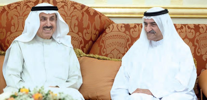 الحكام يستقبلون المهنئين بشهر رمضان المبارك