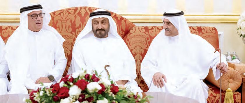 الحكام يواصلون استقبال المهنئين بالشهر الفضيل