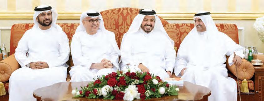 الحكام يواصلون استقبال المهنئين بالشهر الفضيل