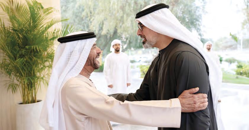 خالد بن محمد يزور سرور بن محمد ويتبادلان تهاني رمضان