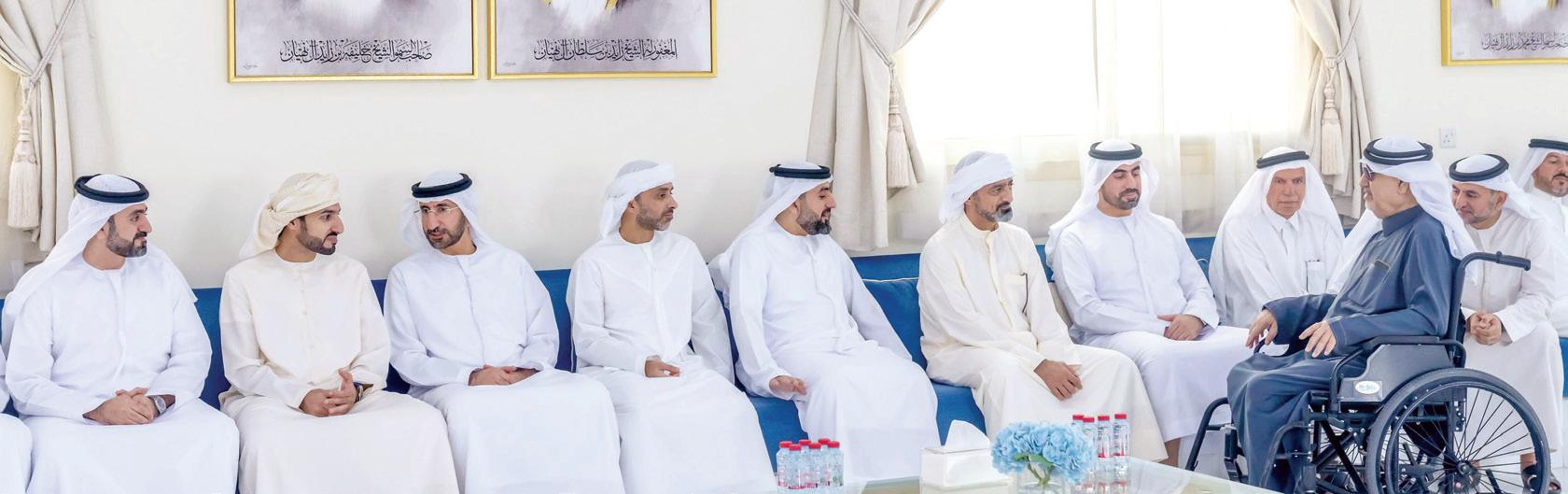 عمار بن حميد يعزي في وفاة كليثم خليفة السعيدي