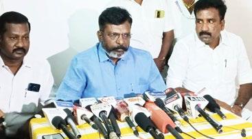 பொள்ளாச்சி கூட்டு பாலியல் வழக்கு தீர்ப்பு என்பது கொடுங்காயத்திற்கு இடப்பட்ட மாமருந்து விசிக இந்த தீர்ப்பை மனப்பூர்வமாக வரவேற்கிறது : விடுதலைச் சிறுத்தைகள் கட்சி தலைவர் திருமாவளவன் மதுரையில் பேட்டி