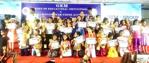 தாம்பரத்தில் உள்ள GKM கல்வி குழுமம் மற்றும் ஸ்ரீ ஐயகிரீவர் செஸ் அகாடமி சார்பில் முதலாவது மாநில அளவிலான சதுரங்க போட்டி