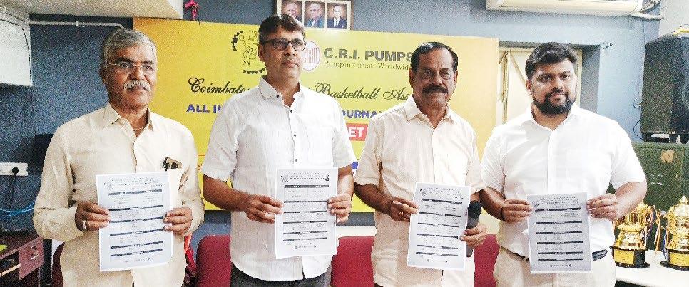 அகில இந்தியக் கூடைப்பந்து போட்டிகள் : கோவையில் மே.28 ல் துவக்கம்