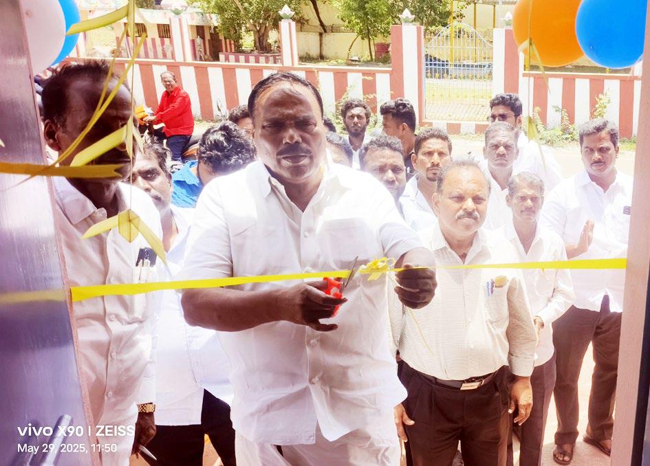 மாதவரம் மண்டலத்துக்குட்பட்ட 32 ஆவது வட்டத்தில் எரிமேடை மற்றும் புதிய பூங்கா திறந்து வைத்த மாதவரம் சட்டமன்ற உறுப்பினர்