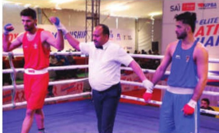 Lakshya spearheads Services' charge on Day 3 of men's boxing nationals