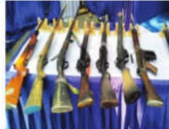 Karnataka Police Track Cache Of Weapons Belonging To Surrendered Maoists In Meguru Forest