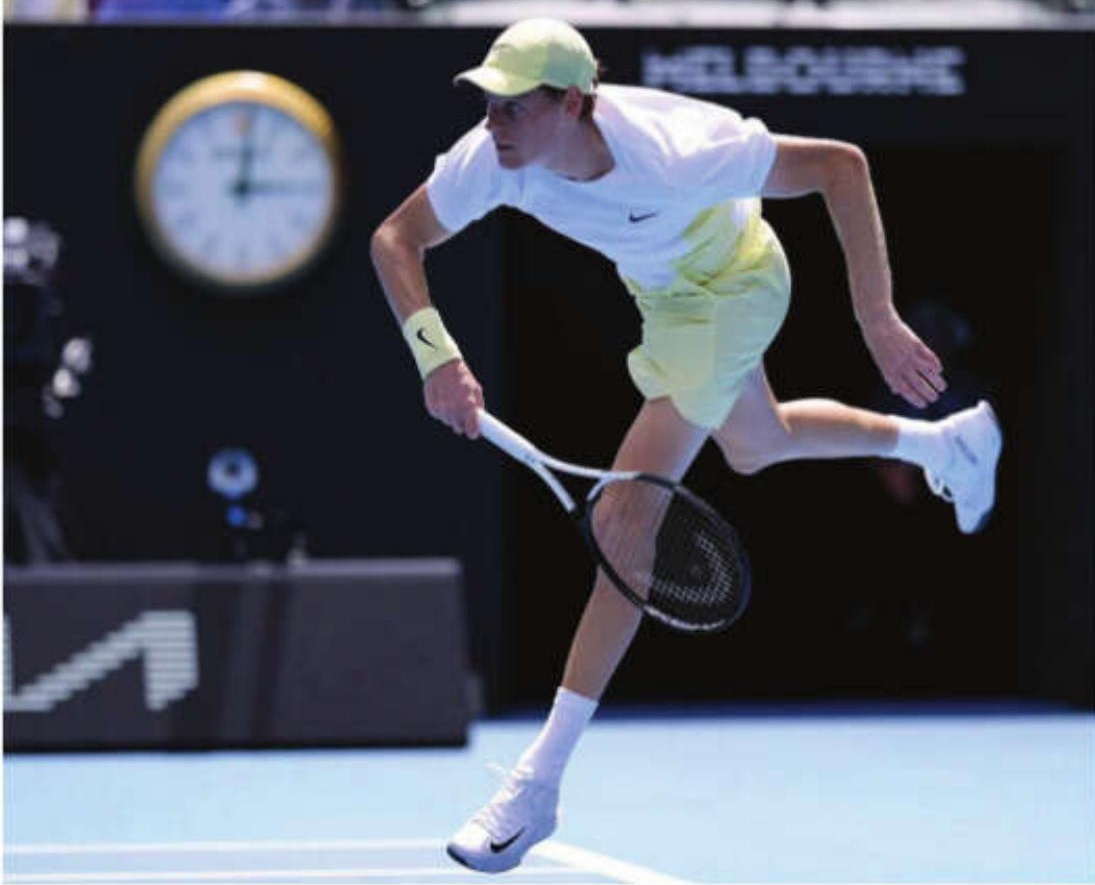 Aus Open: Jannik Sinner survives early scare to begin title defence