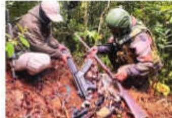 Security forces recover arms and ammunition and war-like stores in Manipur