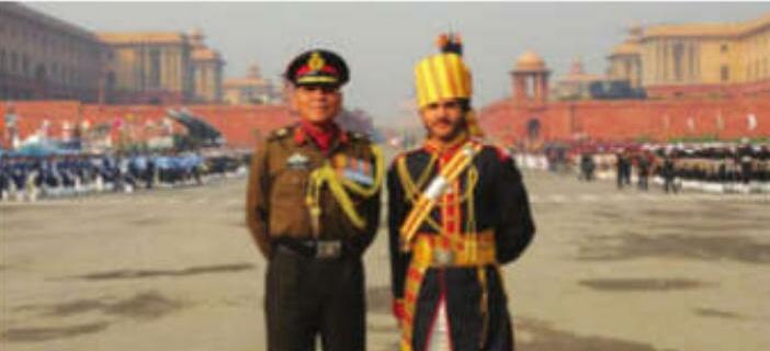 Generations of service: Father and son command the Republic Day parade for the first time