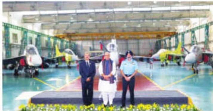 First Rear Fuselage for LCA Mk1A Handed Over to HAL by Indian Private Industry in Bengaluru