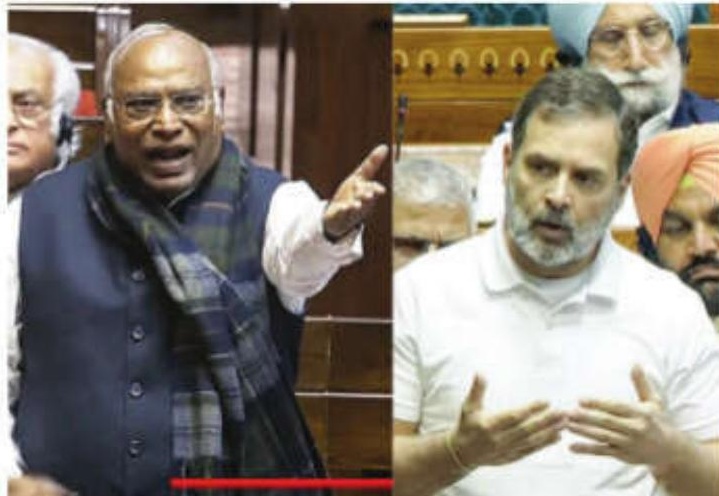 Kharge, Rahul demand discussion in Parliament on voters' list issue