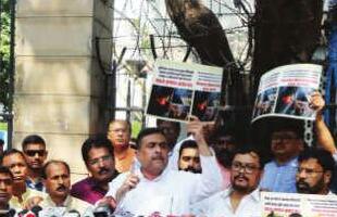 BJP MLAs Stage Protest in Bengal Assembly After Speaker Denies Adjournment Motion