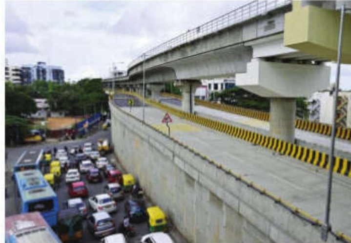 Bengaluru traffic decongestion plan with double-decker flyovers, tunnel and buffer roads, elevated corridors