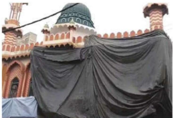 UP mosques covered to protect from Holi colours