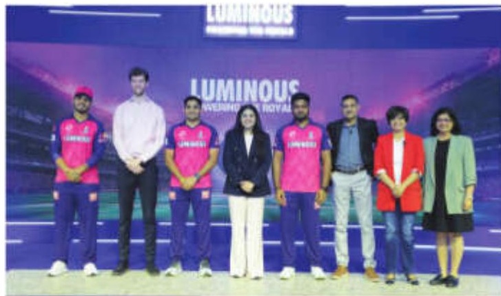 Luminous powers Rajasthan Royals to play different ball game off the field, pad up for sustainability drive