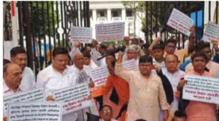 Ruckus in Assembly: BJP MLAs stage walkout, burn Speaker's effigy