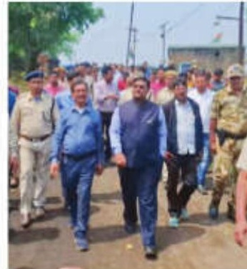 CMD of ECL Visits Harishpur to Inspect Subsistence-Affected Village, Monitor Rehab Process