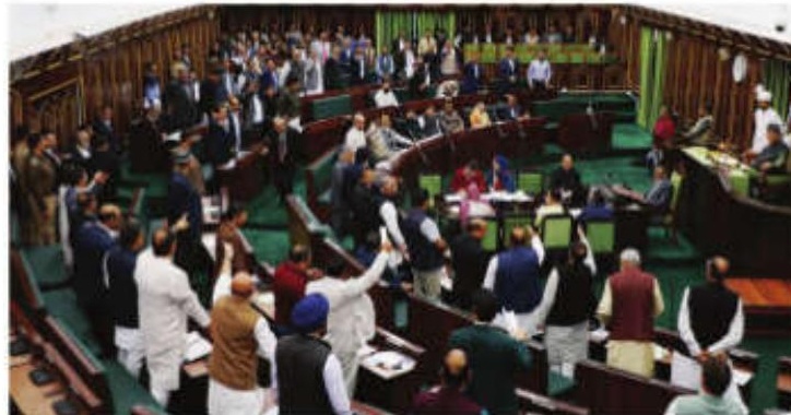 BJP MLAs walk out of J&K Assembly, demand regularisation of daily wagers