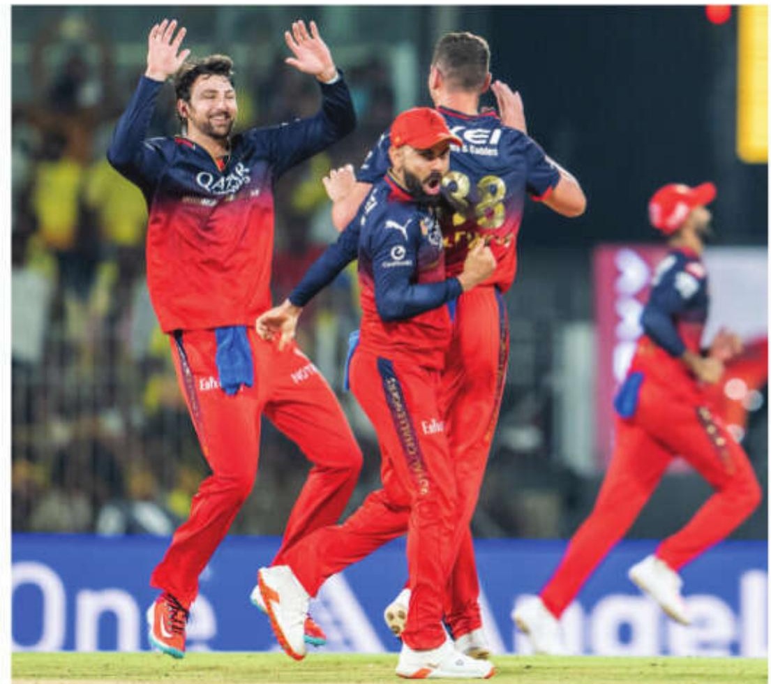 IPL: Dominant Bengaluru thrash Chennai to break Chepauk jinx