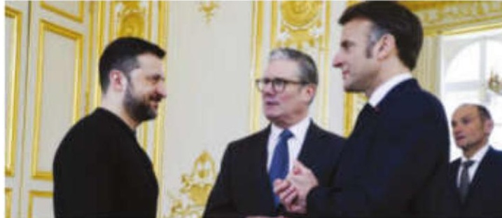 French president says not all European allies agree on a proposed force for Ukraine