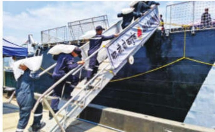 'Operation Brahma': Indian Navy ships with relief material sail for Myanmar