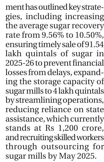 Sugarcane Development Dept to fuel ₹1.41 lakh crore boost for UP's $1-trillion economy goal